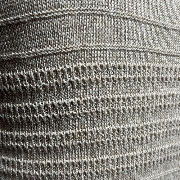 Knox Rose Scoop Neck Long Sleeve Knitted Cream Colored Sweater - Picture 7 of 11